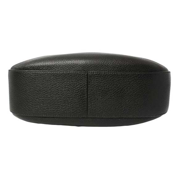 Prada Black Vitello Phenix Leather Web Stripe Strap - Picture 5 of 9